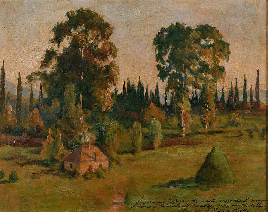 列维坦作品: 列维坦风景油画欣赏 列维坦油画打包下载