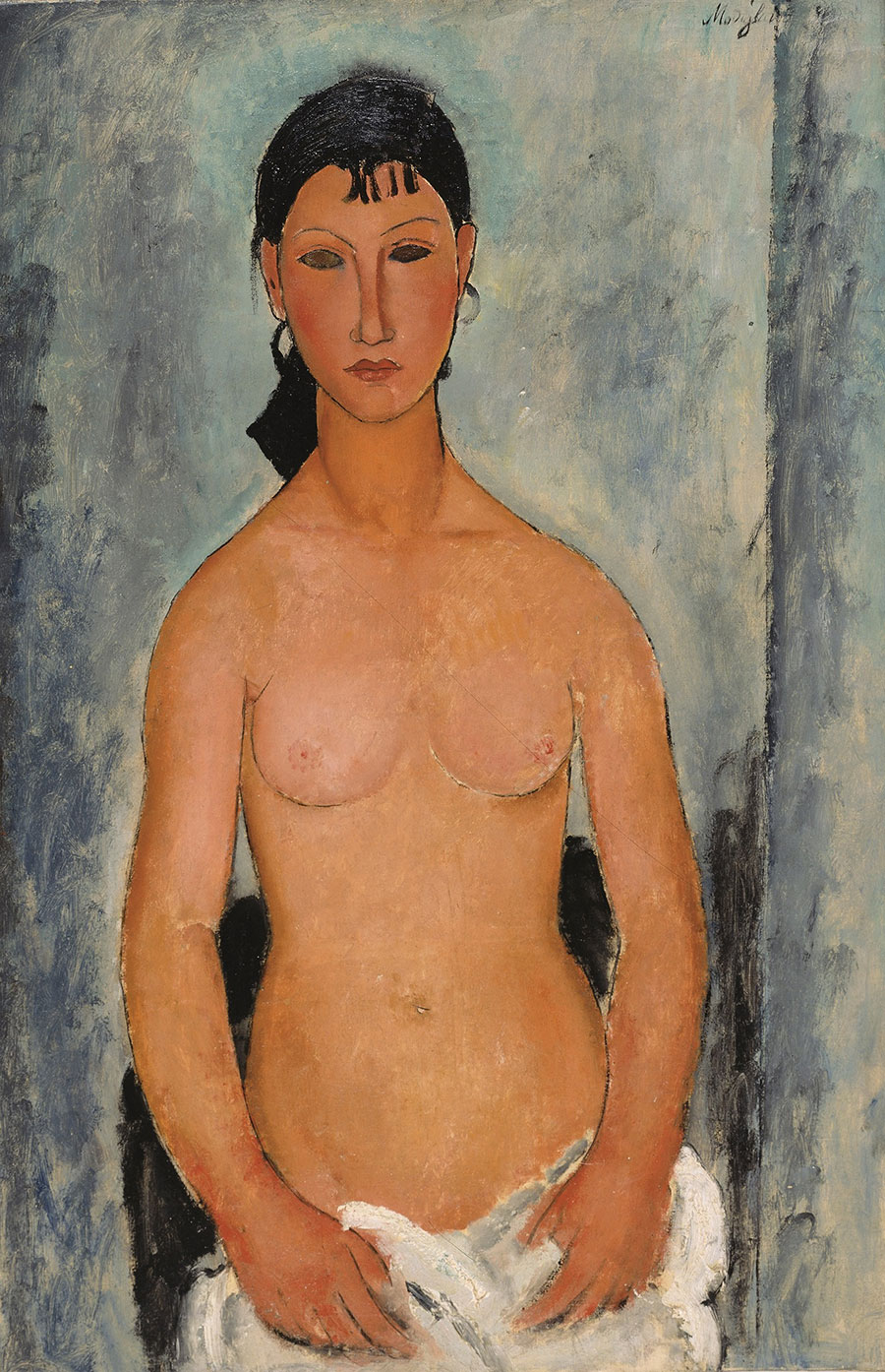 莫迪利亚尼作品: Nude figure