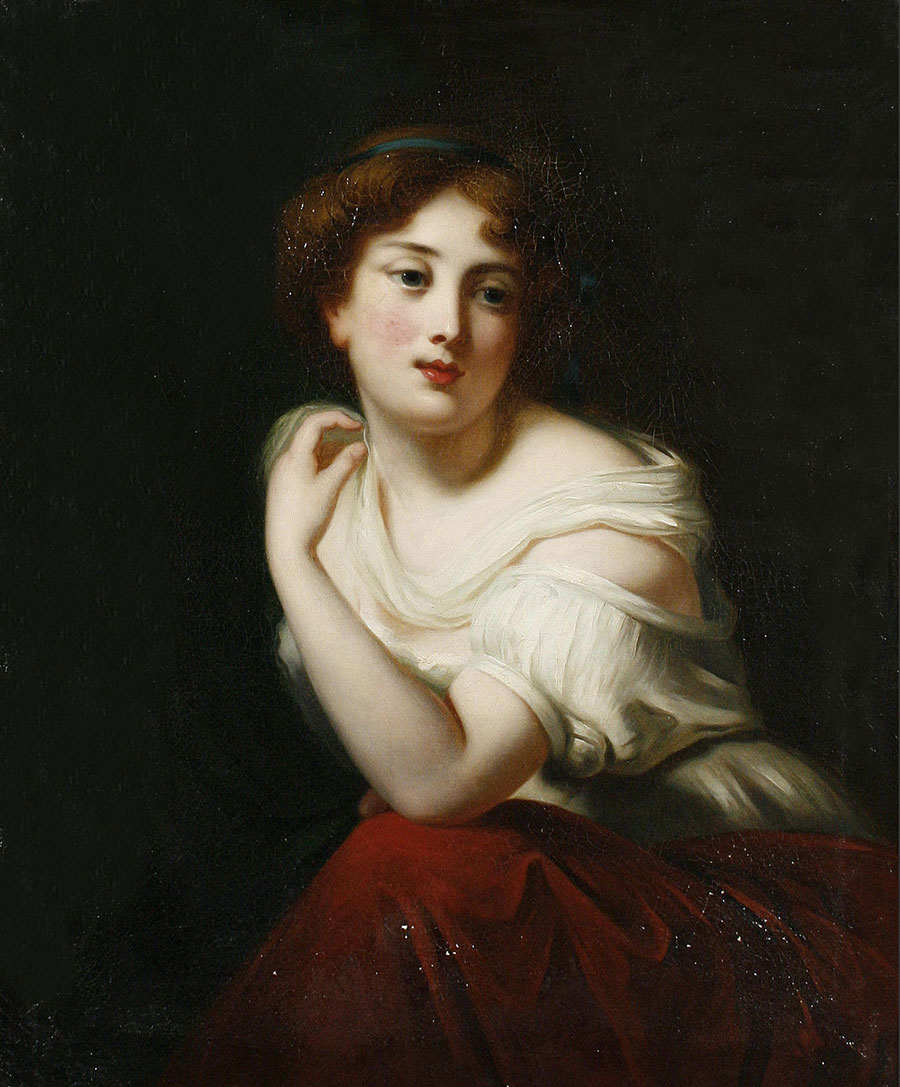 Portrait of a young woman