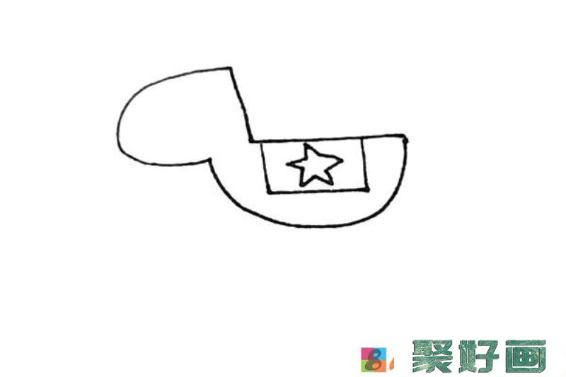 木马玩具简笔画