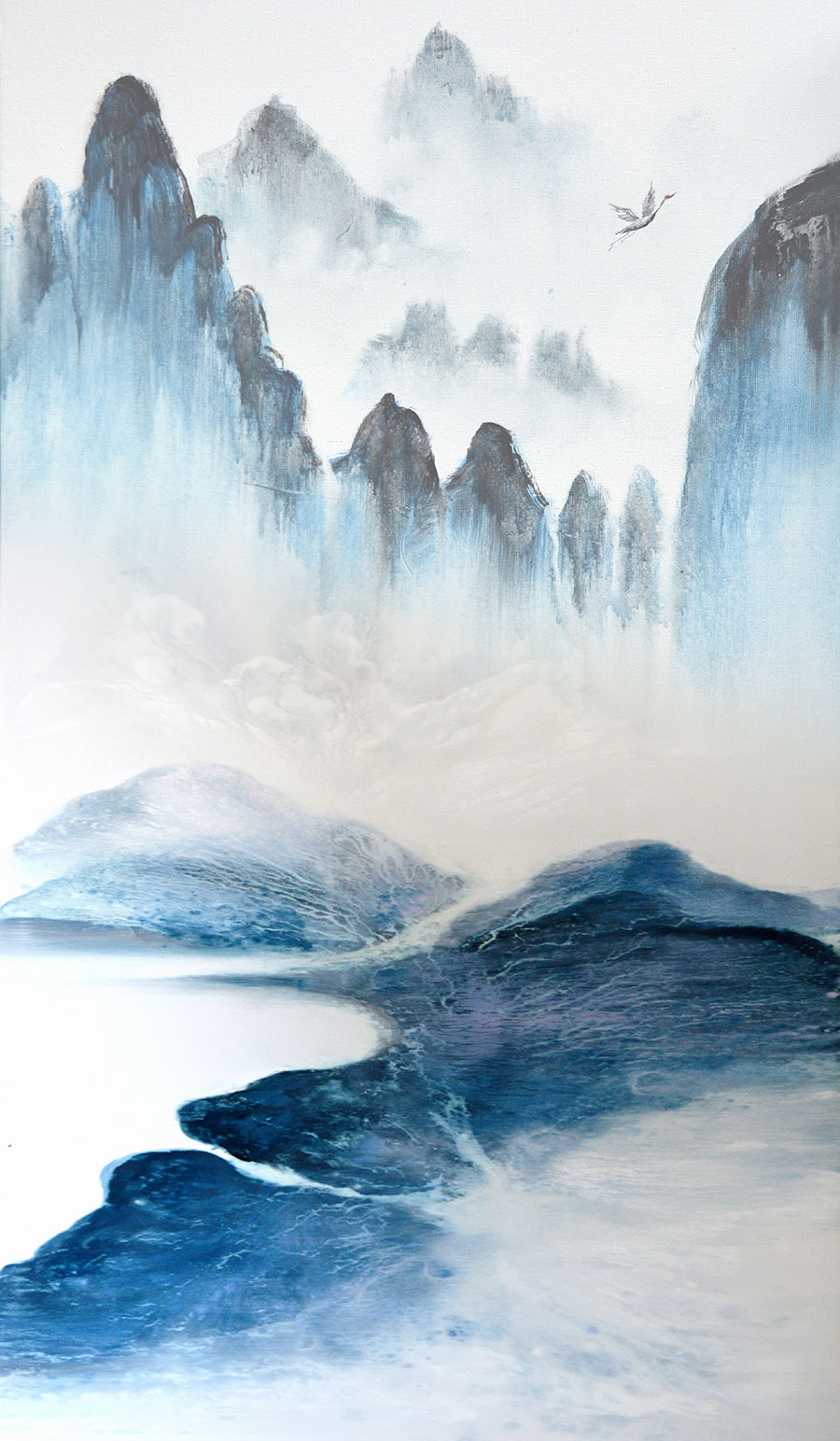 现代中国风素材: 山水意境装饰画 A