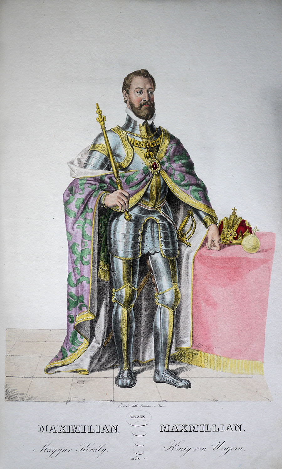 莫里茨·冯·施温德 Maximilian_II_Litho