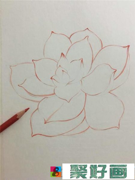 红司彩铅画