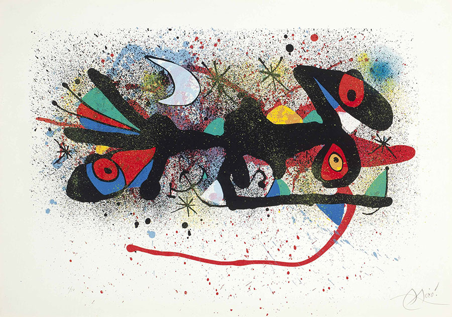 胡安·米罗作品: CÉRAMIQUES DE MIRÓ ET ARTIGAS- ONE PRINT