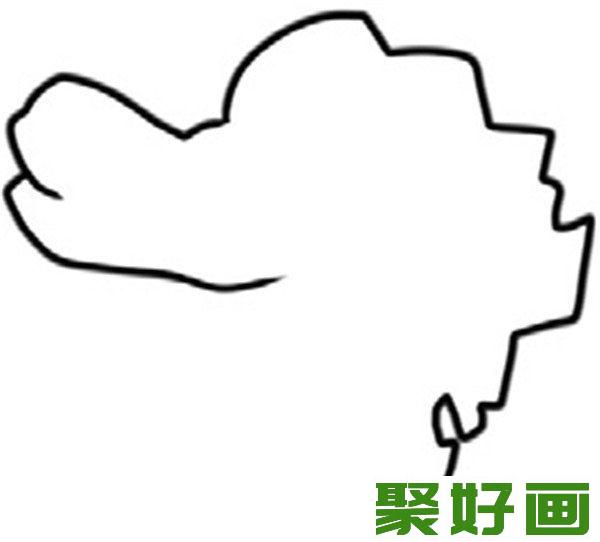 简笔画 骆驼头