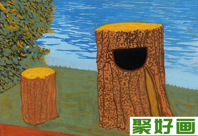 关于环保的画，低碳环保儿童画优秀作品图片欣赏（5）