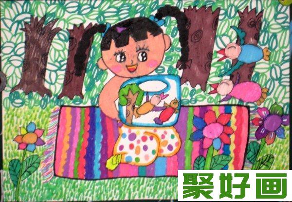 幼儿水彩画图片