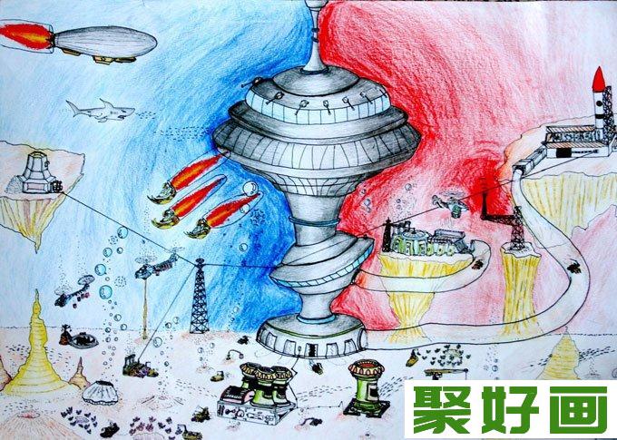 科学幻想绘画作品高清图片（4）