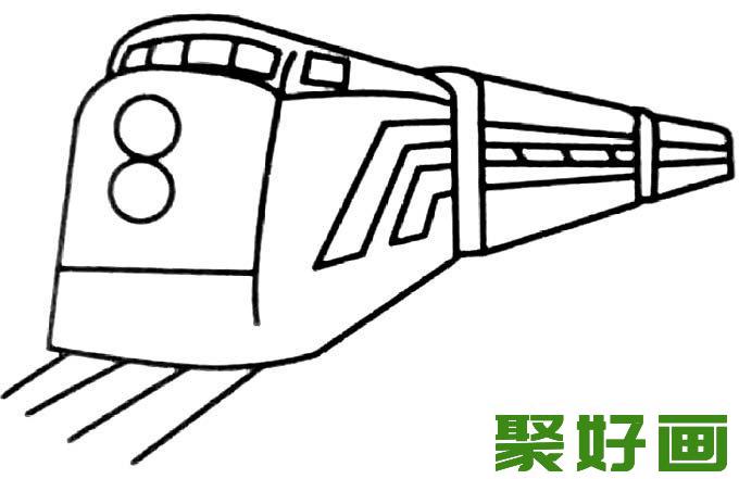 简笔画火车,火车简笔画,简笔画火车,儿童画火车12