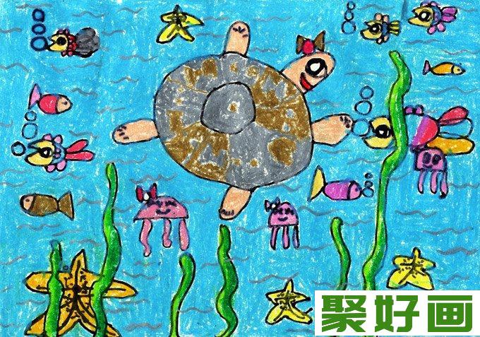 水粉人物画：巡游礼物--金鹰杯儿童画大赛参赛作品