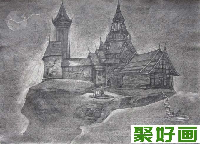 初中科幻画获奖作品_我的家