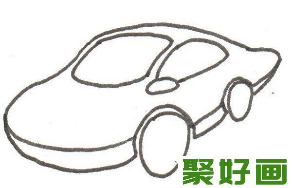 卡通画 小汽车