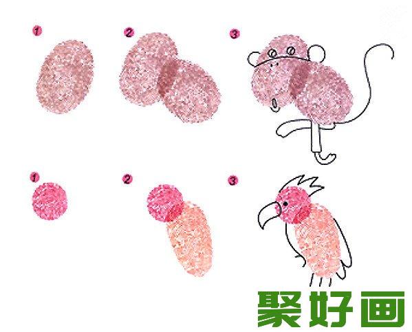 如何用指纹来绘画