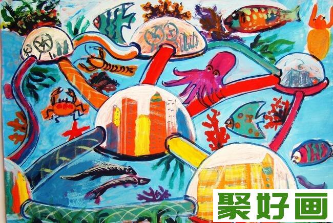 海洋生物科幻画