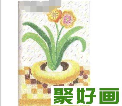 儿童学画画：水仙花绘画步骤教程