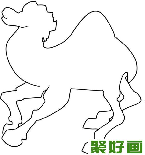 简笔画 骆驼 四肢