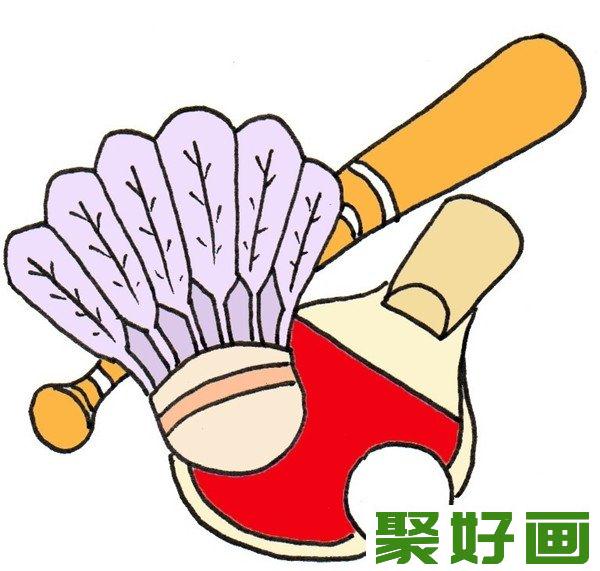 卡通画     运动器材