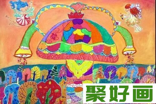 科幻画作品：先进的未来科技作品