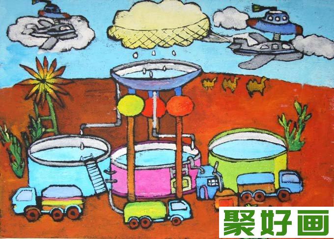 初中科幻画获奖作品_云雾化水器