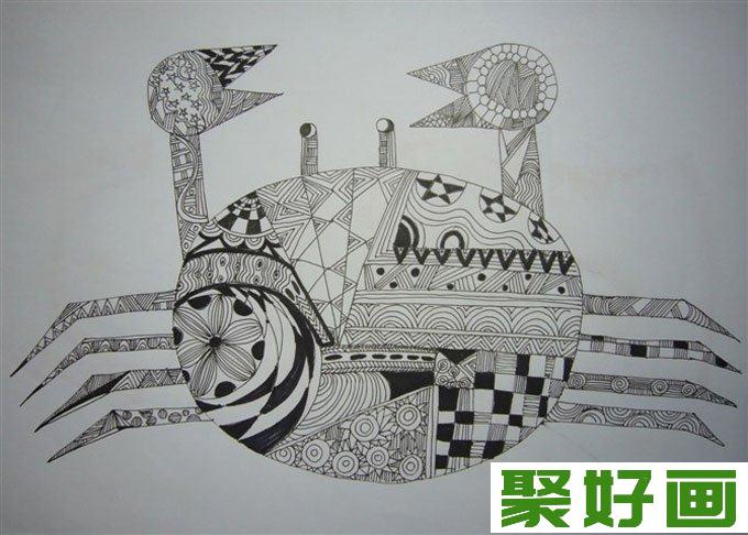 儿童基础线描装饰画知识及线描图片