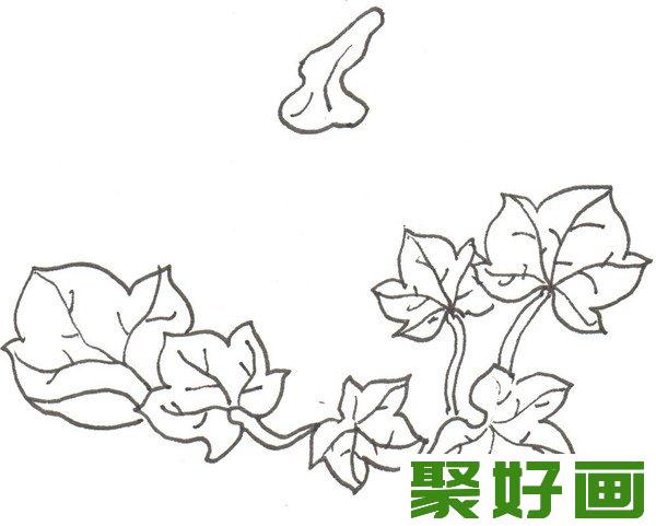 卡通画  南瓜柄