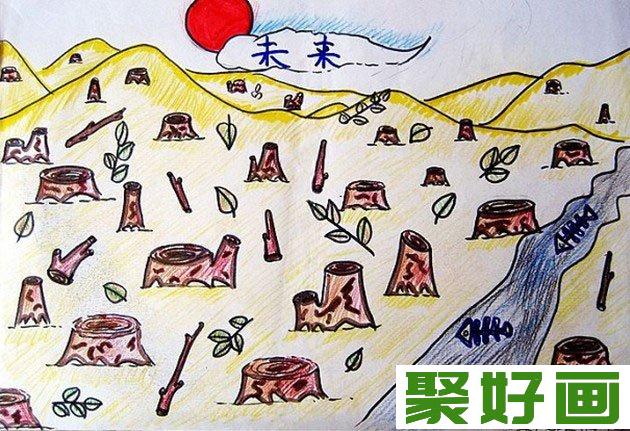 一组儿童画作品,儿童画图片欣赏9