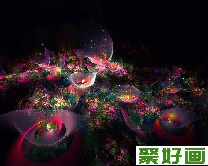 梦幻炫彩背景高清图片组图