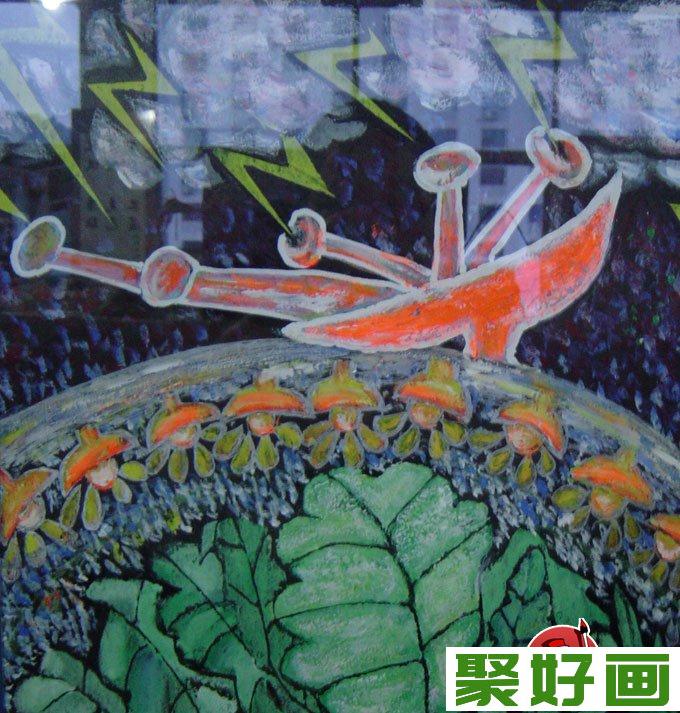 小学生科幻画作品：儿童科幻画图片大全