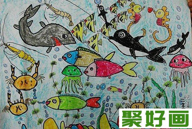 一组儿童画作品,儿童画图片欣赏3