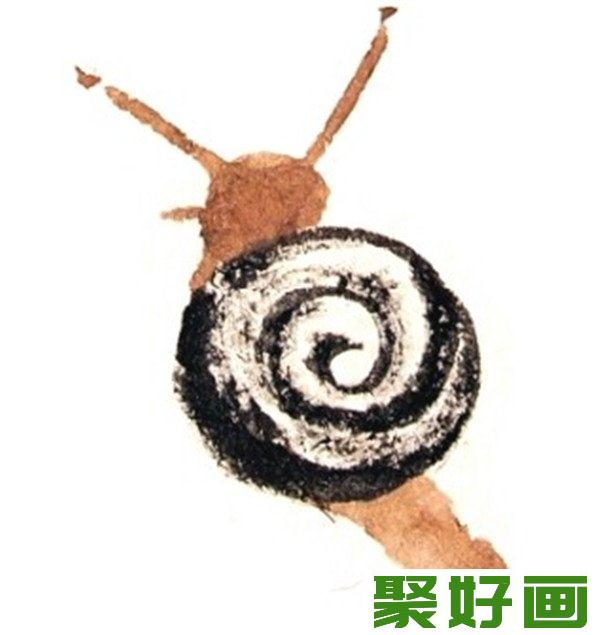 国画蜗牛斑纹