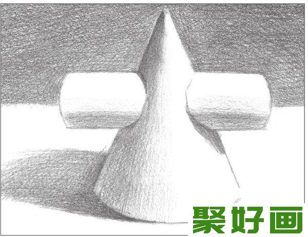 素描      石膏画 