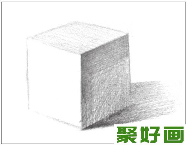 素描正方体角度