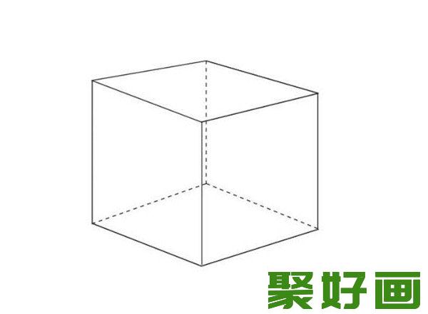 素描正方体透视感