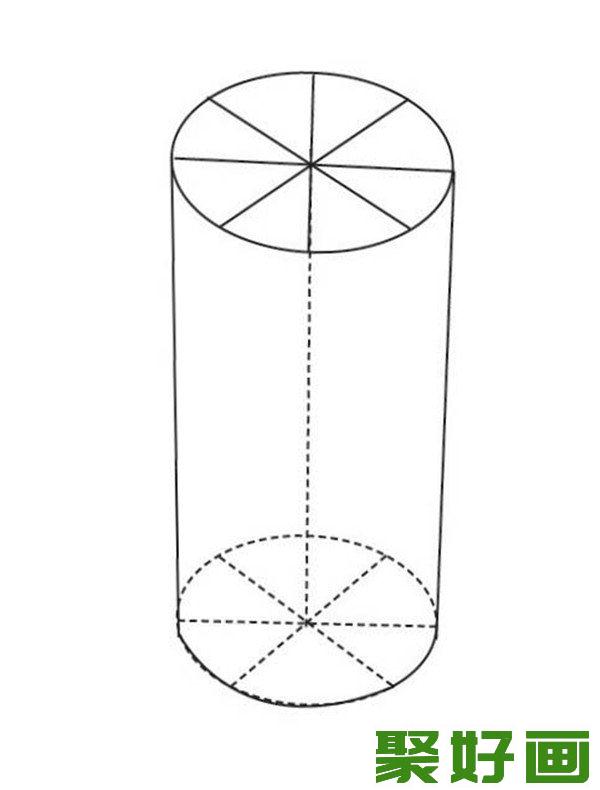 素描圆柱体结构