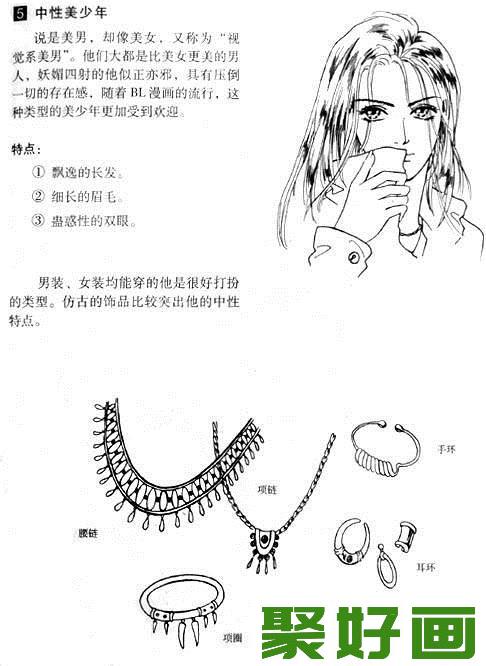 各类男生素描方法