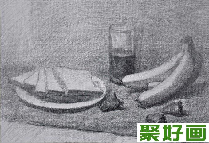 多种负责静物组合素描写生教程图六