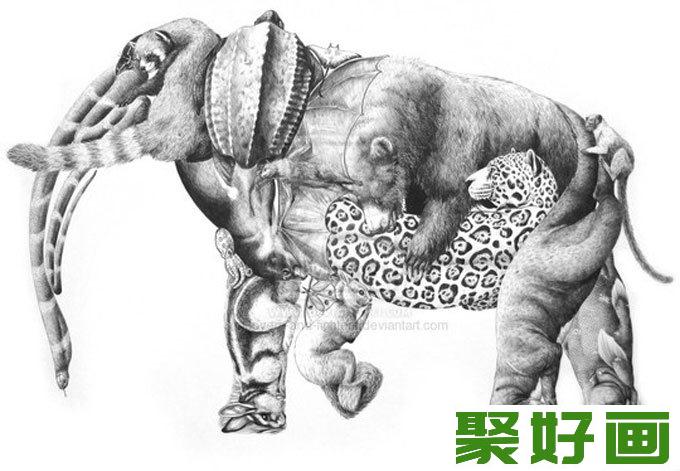 铅笔素描的巅峰之作，惊人的40副素描画作品