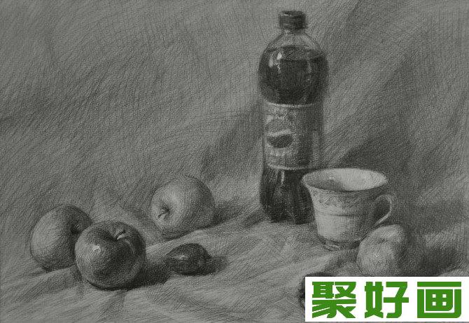 静物素描作品