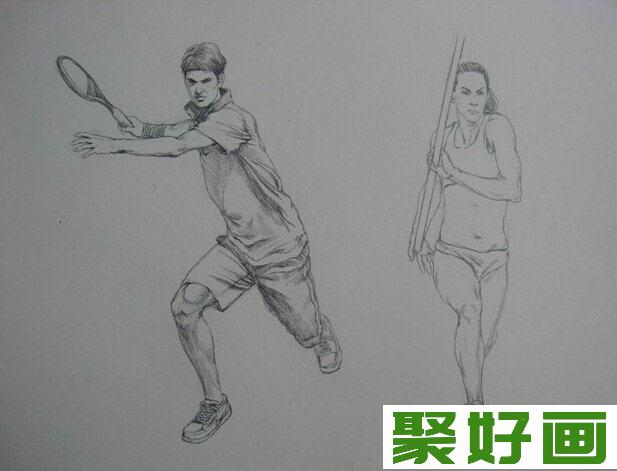 人体素描：如何学习身体运动素描绘画