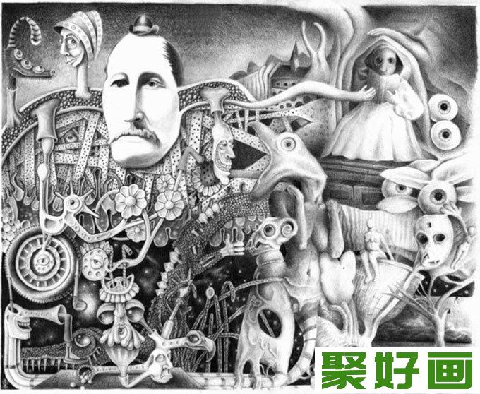 铅笔素描的巅峰之作，惊人的40副素描画作品