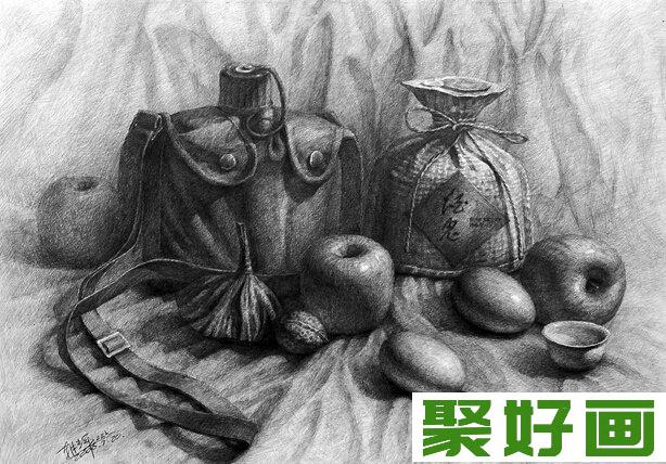 素描入门：素描的光源角度与构图造型