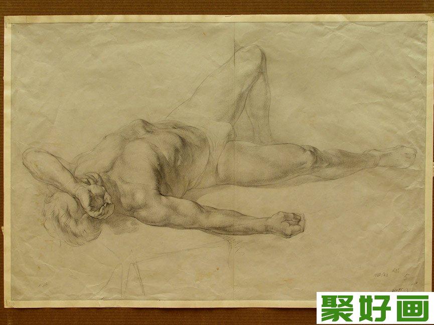 优秀人体素描作品欣赏