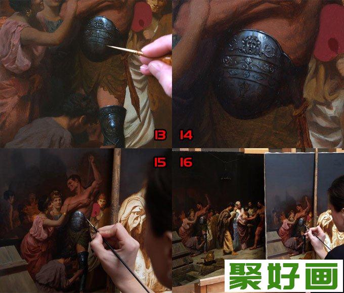 欧洲人物油画教程:高手画油画的全过程（4）