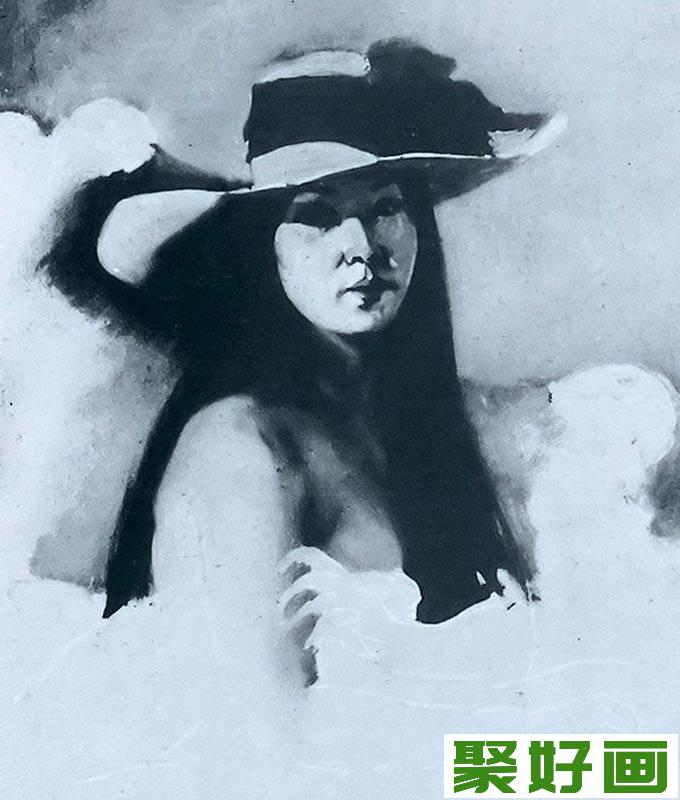 欧洲古典人物油画教程,半身女子绘画油画教程05