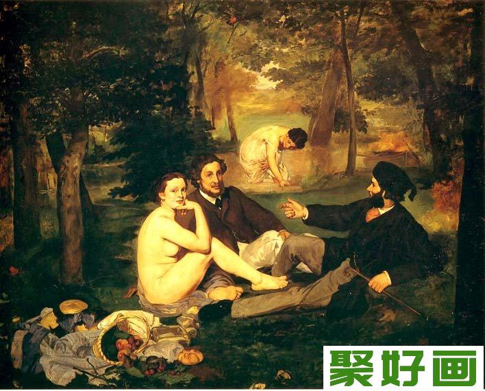 马奈《草地上的午餐》_现代派绘画起源的不朽之作