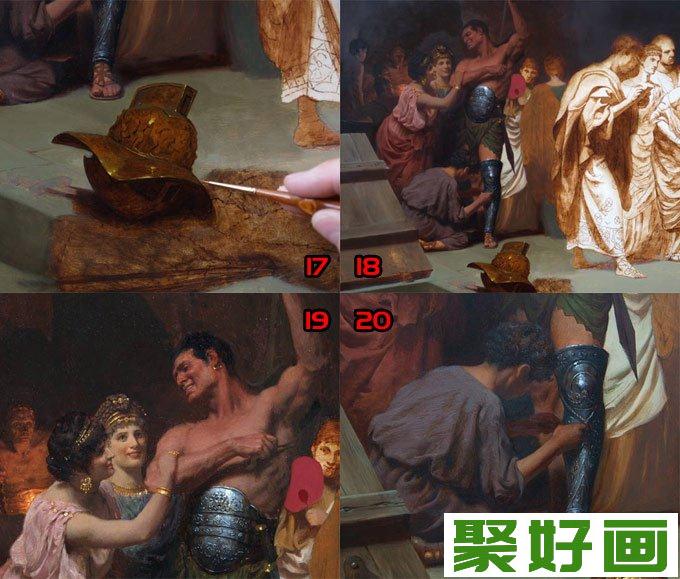 欧洲人物油画教程:高手画油画的全过程（5）