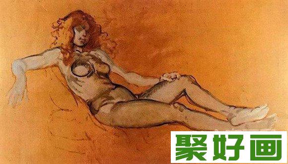 欧洲女性人体油画，古典人物油画教程（2）