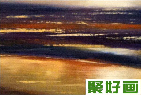 油画教程：日落油画作品详解