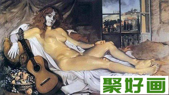 欧洲女性人体油画，古典人物油画教程（12）