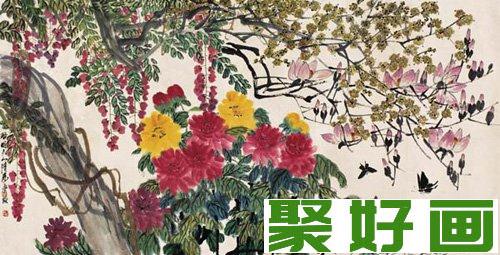 齐白石《群芳争艳图》作品赏析 